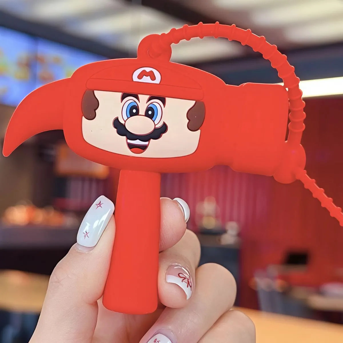 Red Mario Choo-Choo Keychain - Tinyminymo