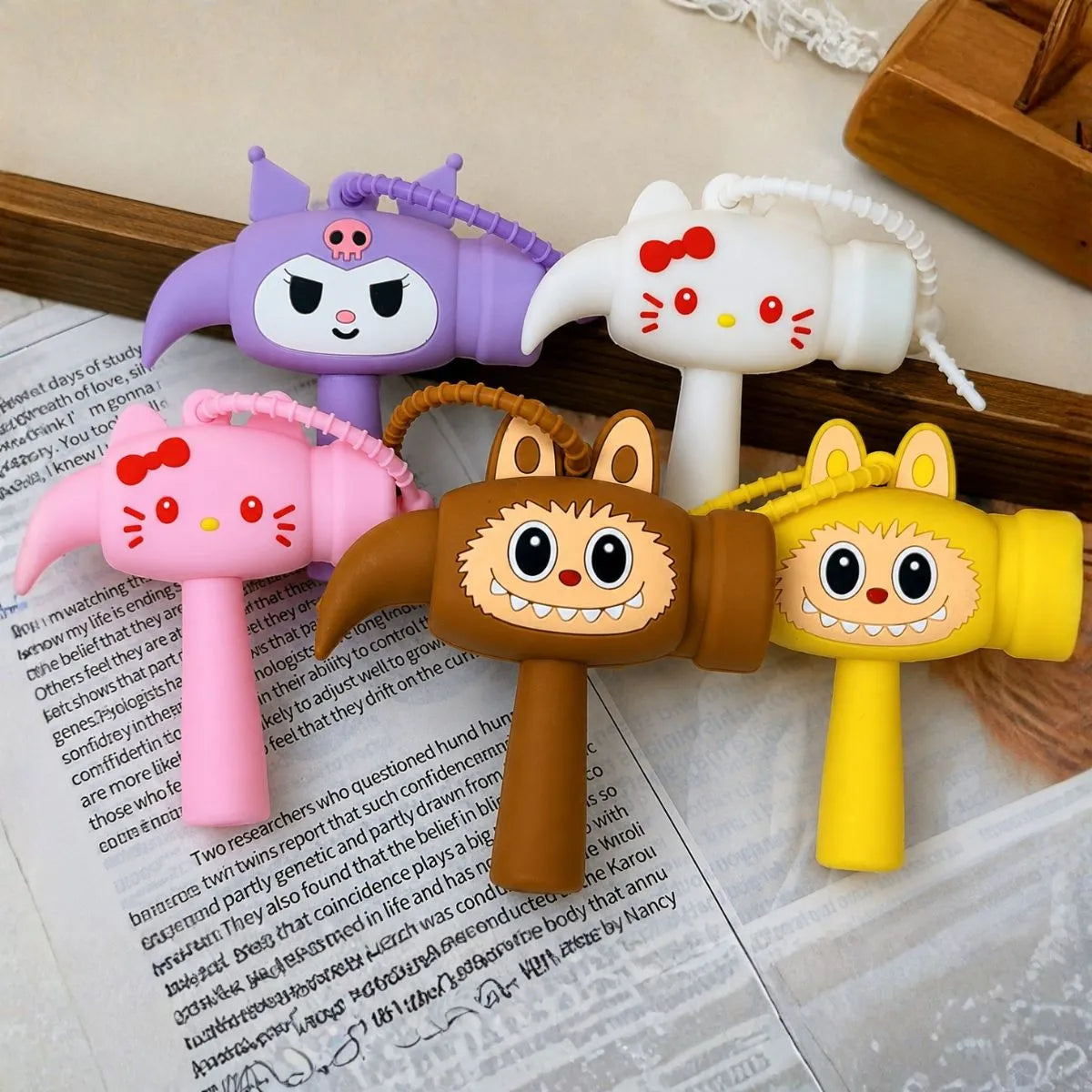 Collection of Choo-Choo Keychains - Tinyminymo