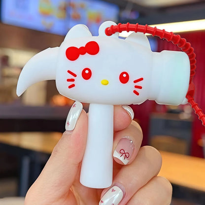 White Hello Kitty Choo-Choo Keychain - Tinyminymo