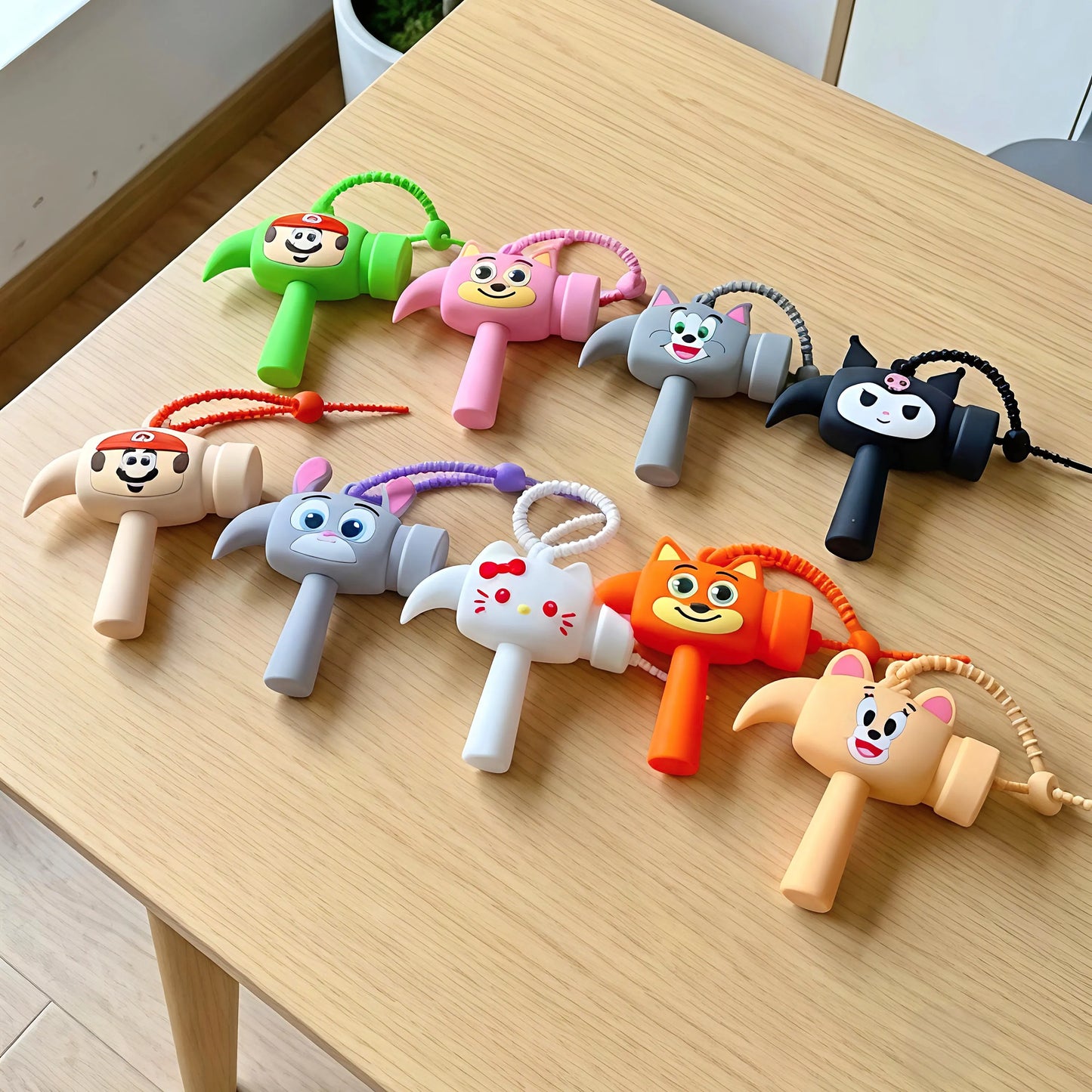 Multiple Designs of Choo-Choo Keychains to Choose from - Tinyminymo
