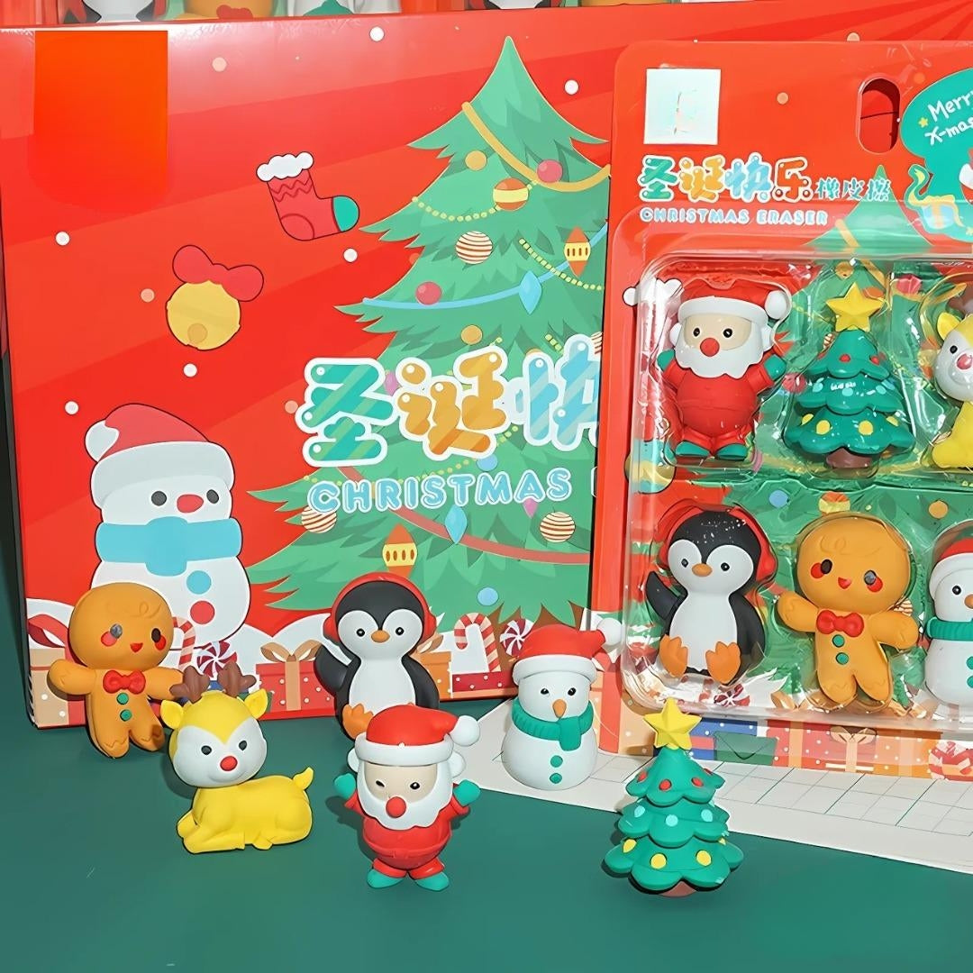 Christmas Eraser - Set of 6 - Tinyminymo