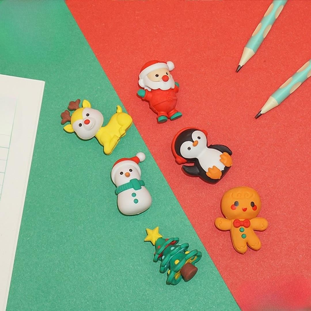 Christmas Eraser - Set of 6 - Tinyminymo