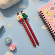 Load image into Gallery viewer, Two Christmas Design Pens - Tinyminymo
