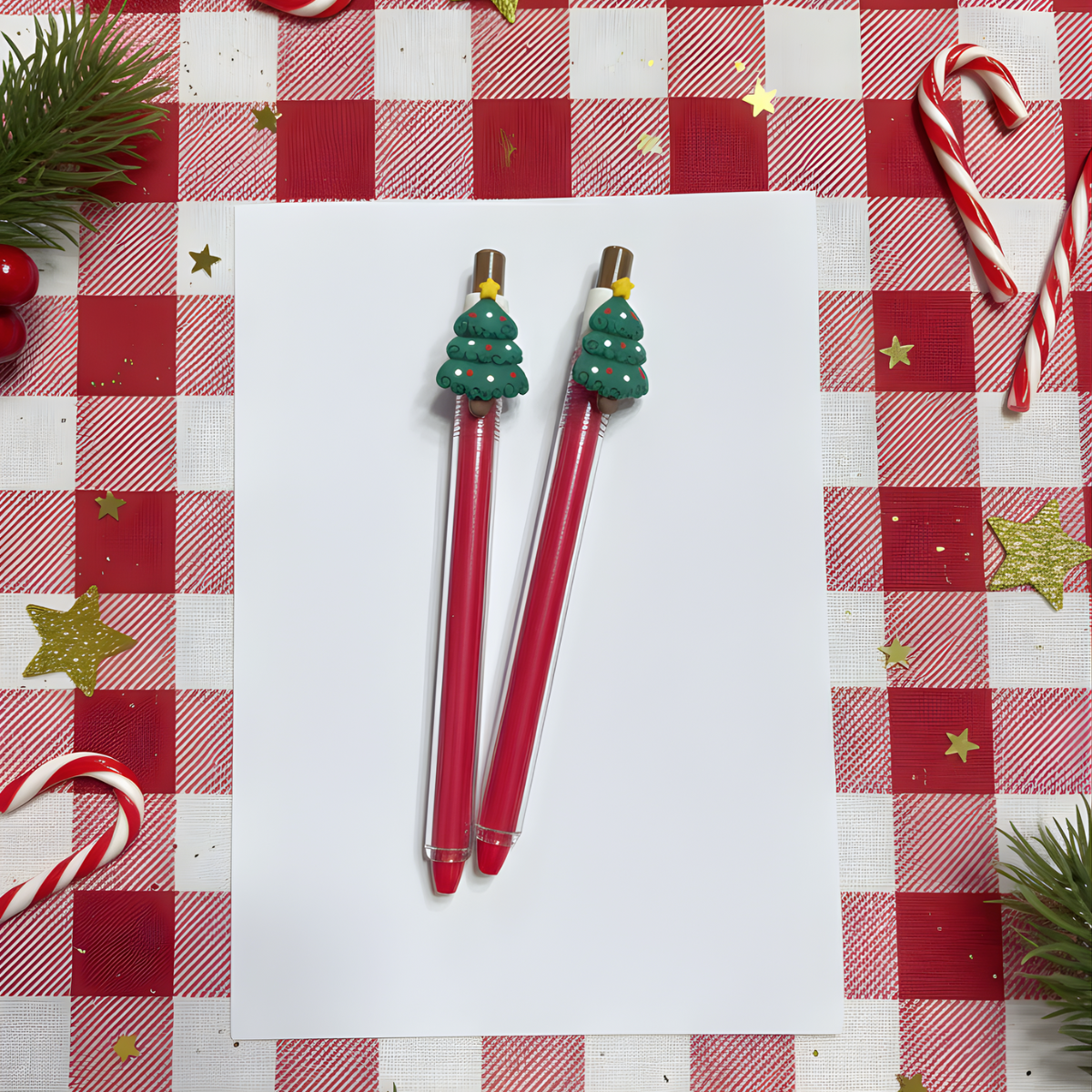 Two Christmas Tree Design Pens - Tinyminymo 