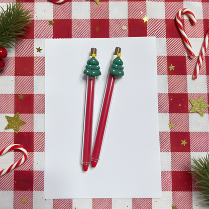 Two Christmas Tree Design Pens - Tinyminymo 