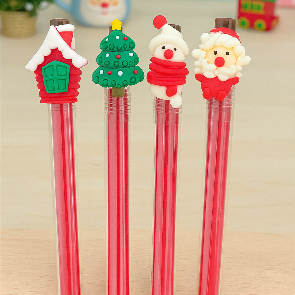 Four Christmas Design Gel Pens - Tinyminymo