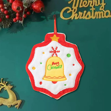 Load image into Gallery viewer, Christmas Bell Design Hand Towel - Tinyminymo
