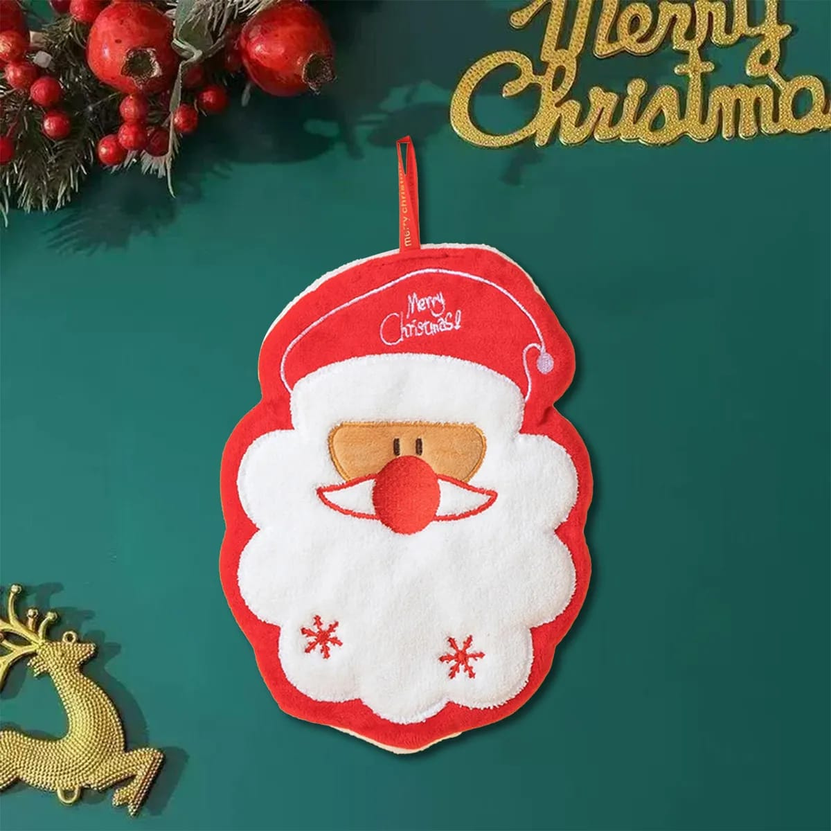 Santa Claus Design Hand Towel - Tinyminymo