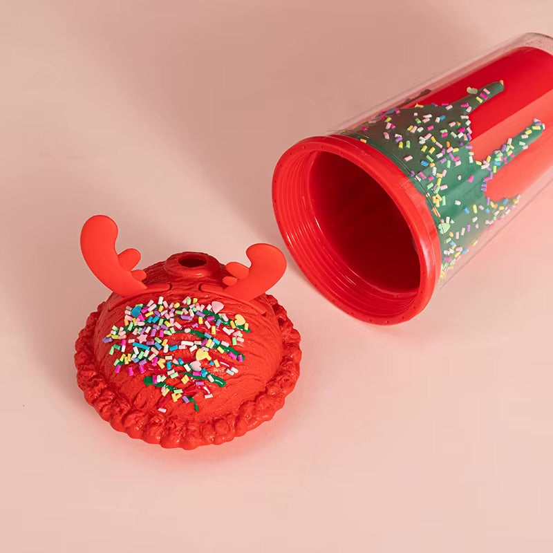 Red Color Christmas Sipper - Tinyminymo