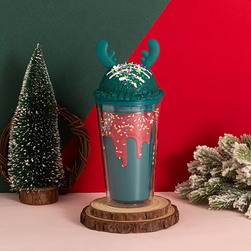 Green Color Christmas Sipper - Tinyminymo