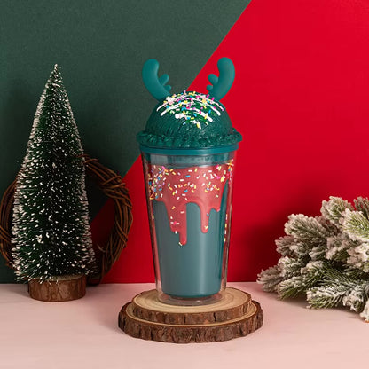 Green Color Christmas Sipper - Tinyminymo
