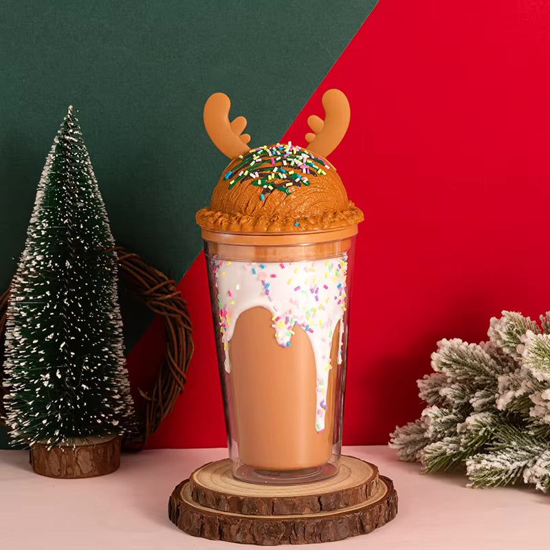 Brown Color Christmas Sipper - Tinyminymo