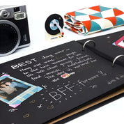 Black Page Scrapbook - Tinyminymo 