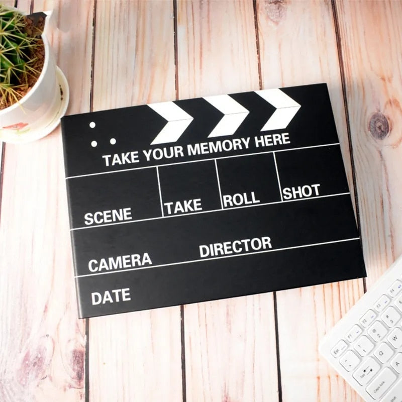 Hard Cover Scrapbook in Clapperboard Shaped - Tinyminymo