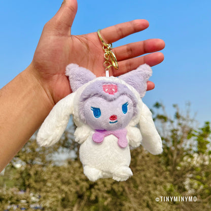 Cinnamoroll Cosplay Sanrio Plush Keychain - Tinyminymo