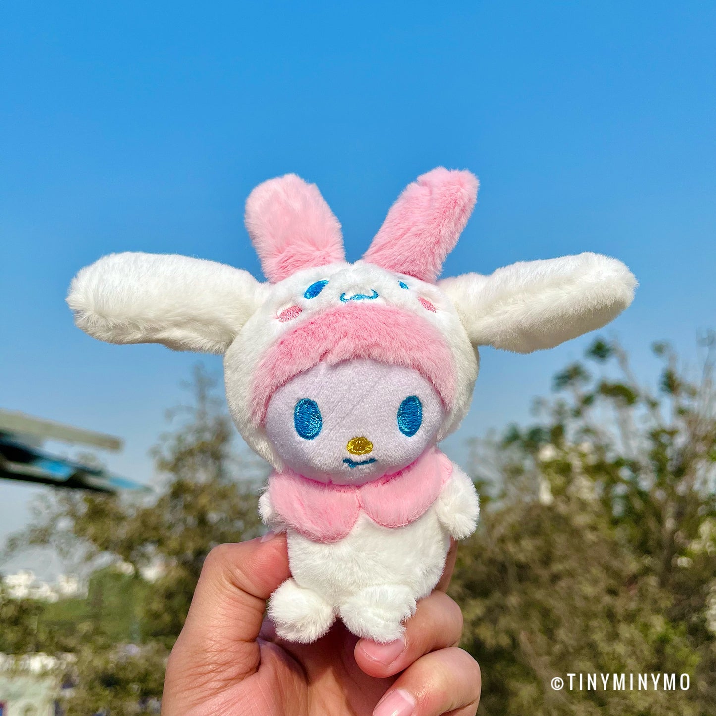 Cinnamoroll Cosplay Sanrio Plush Keychain - Tinyminymo