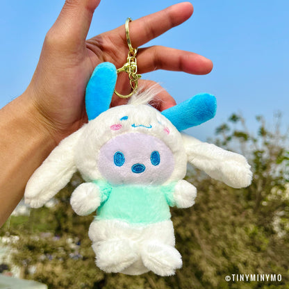 Cinnamoroll Cosplay Sanrio Plush Keychain - Tinyminymo