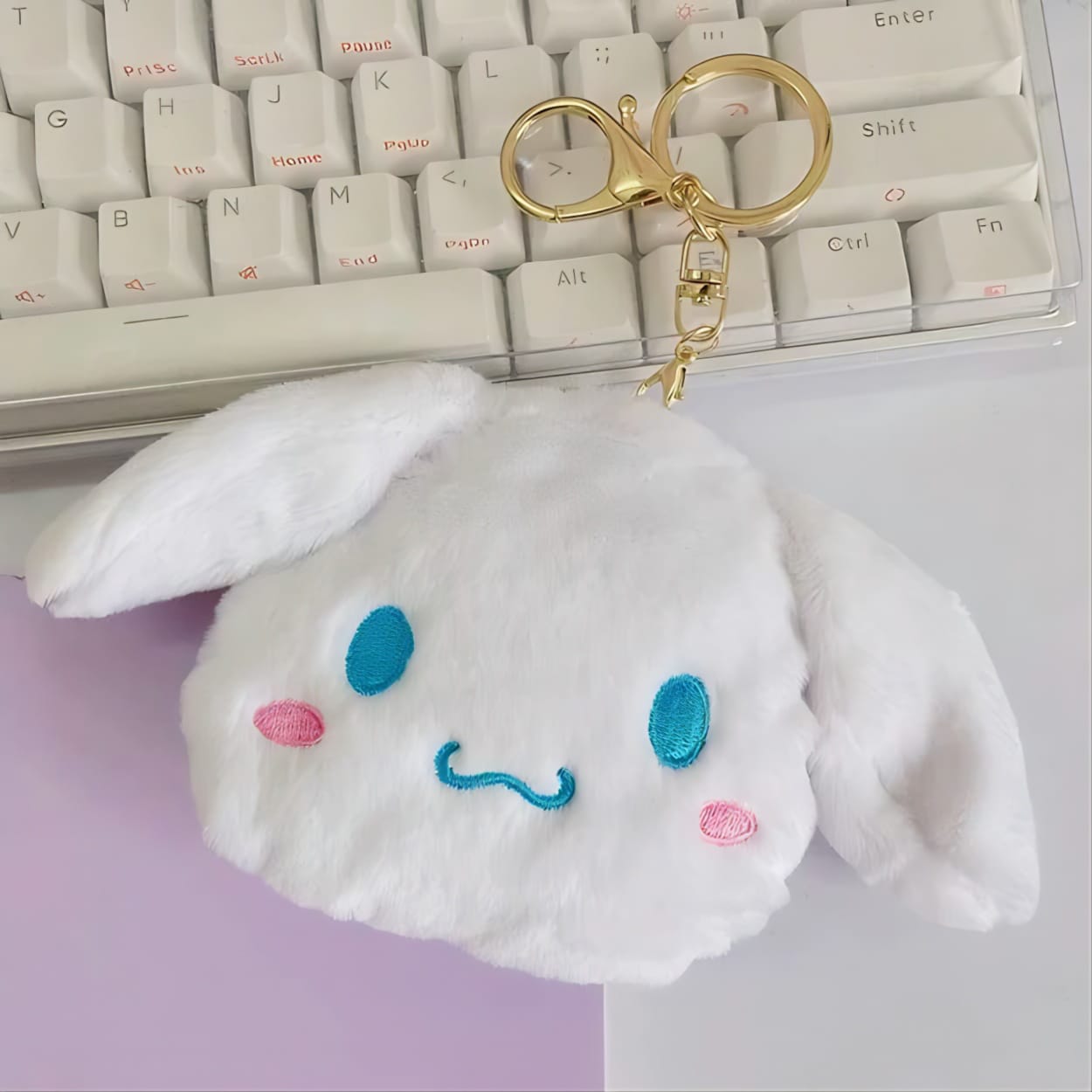 Cinnamoroll Plush Coin Pouch Keychain - Tinyminymo