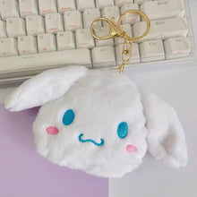 Load image into Gallery viewer, Cinnamoroll Plush Coin Pouch Keychain - Tinyminymo
