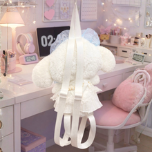 Load image into Gallery viewer, Backside of Cinnamoroll Backpack - Tinyminymo
