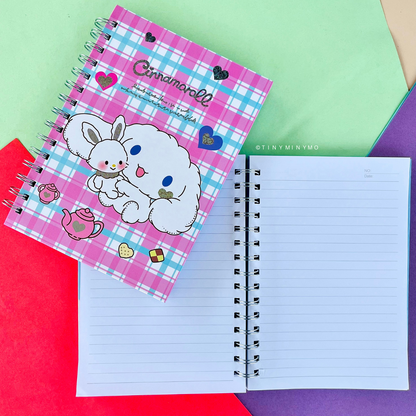 Cinnamoroll Spiral Notebook - Tinyminymo