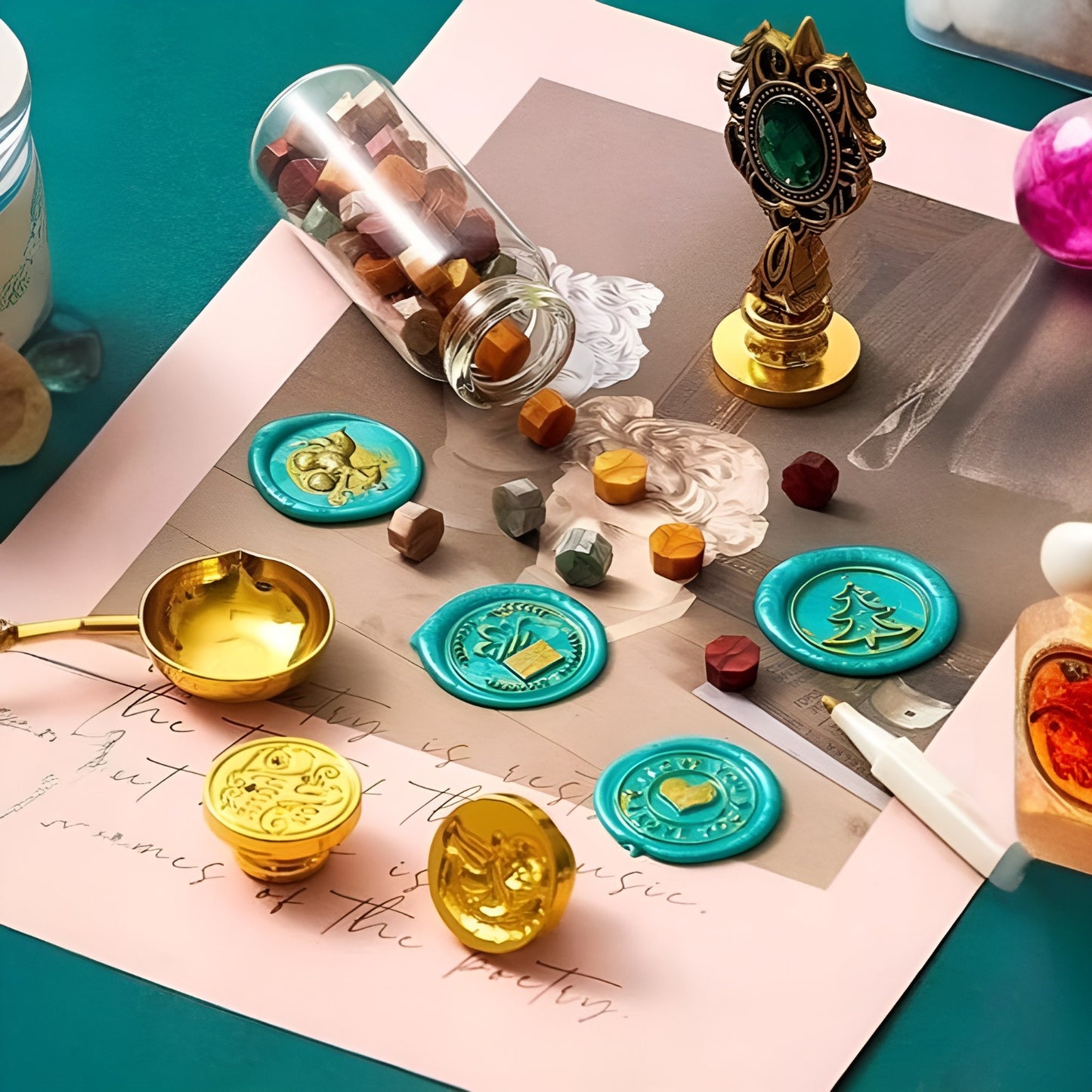 Classic Wax Seal Stamp Kit - Tinyminymo