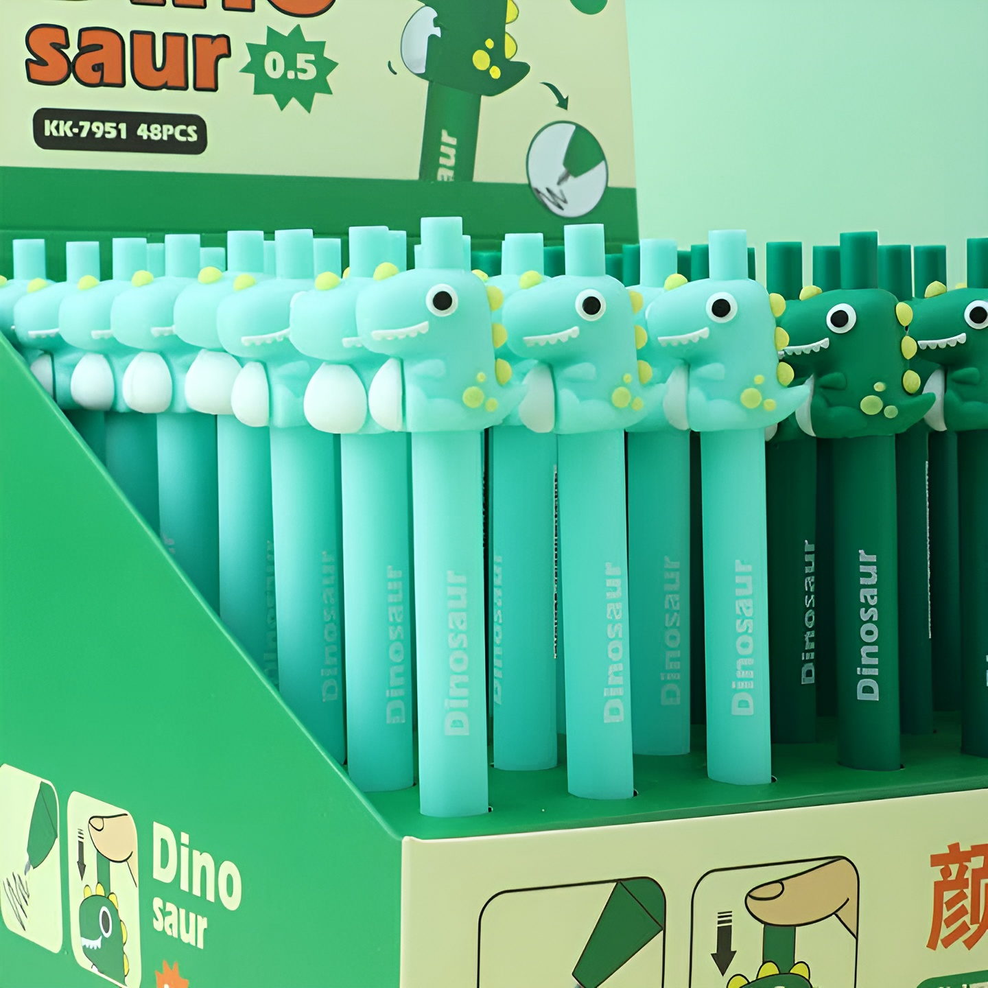 Click Dinosaur Gel Pen - Tinyminymo