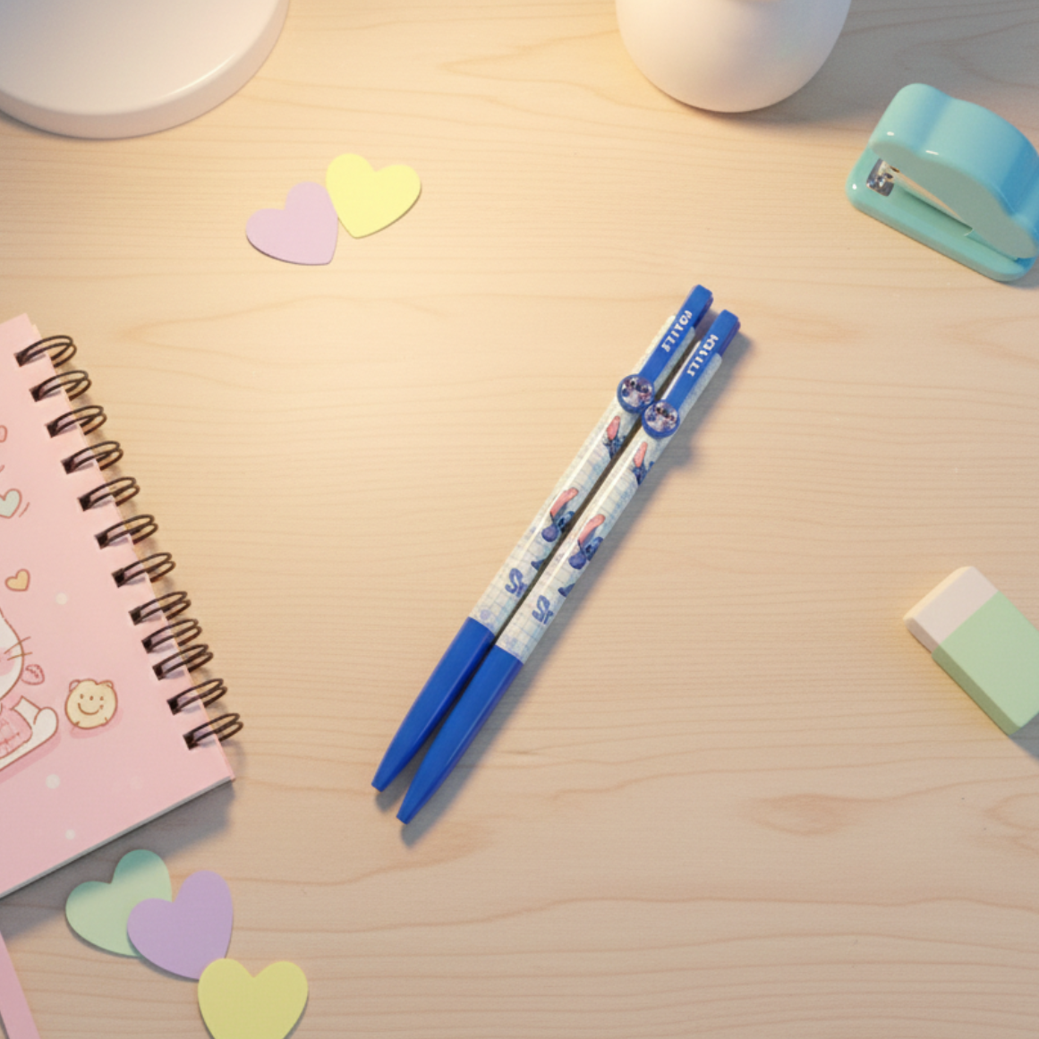 Two Blue Click Stitch Pens - Tinyminymo