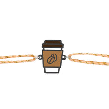 Load image into Gallery viewer, Coffee Metal Rakhi - Tinyminymo
