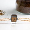 Coffee Metal Rakhi