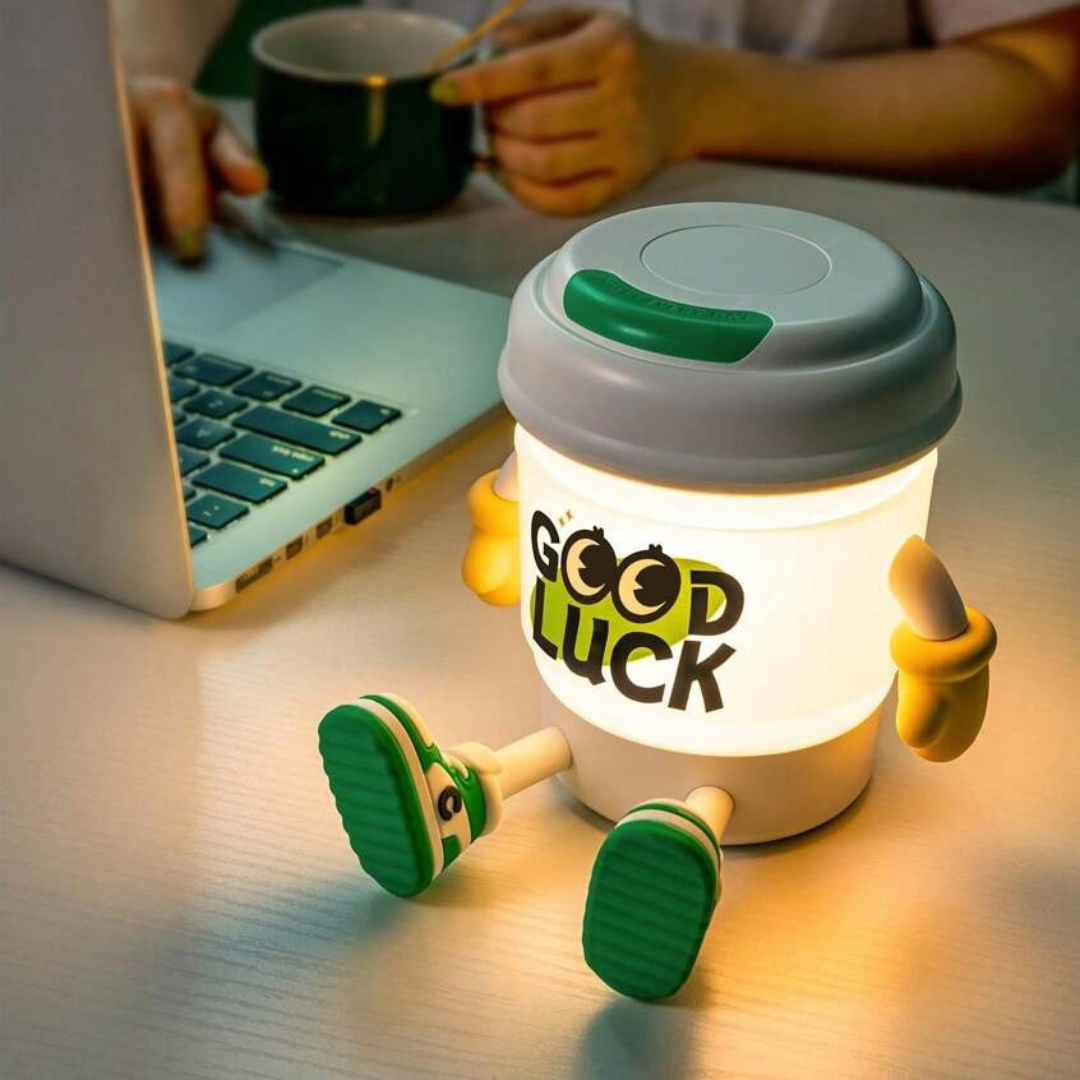 Coffee Night Light with Speaker and Phone Stand - Tinyminymo