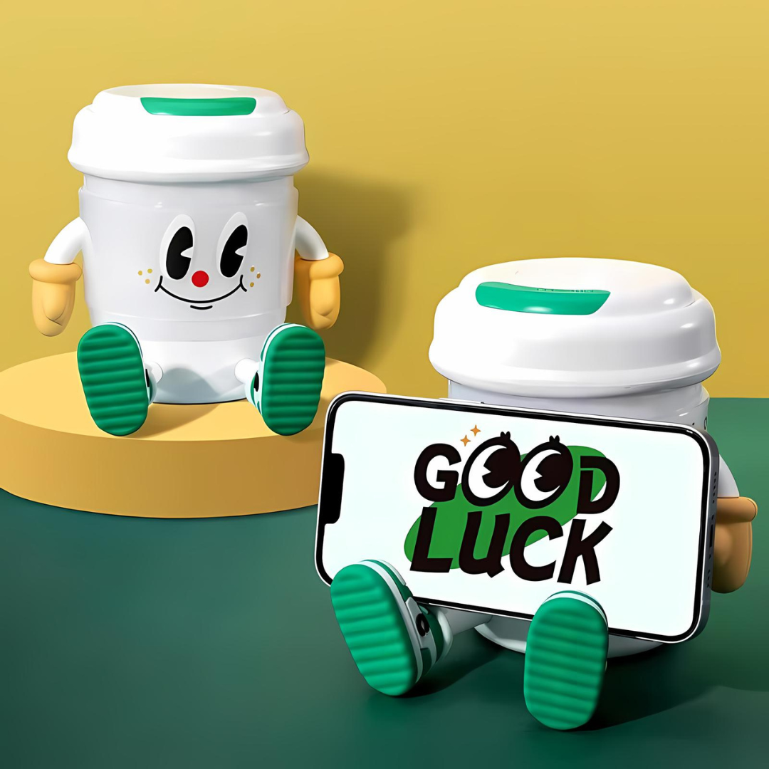 Coffee Night Light with Speaker and Phone Stand - Tinyminymo