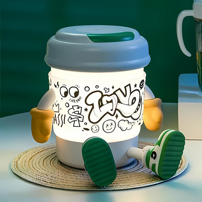 Coffee Night Light with Speaker and Phone Stand - Tinyminymo
