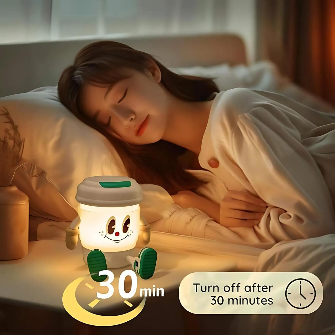 Coffee Night Light with Speaker and Phone Stand - Tinyminymo