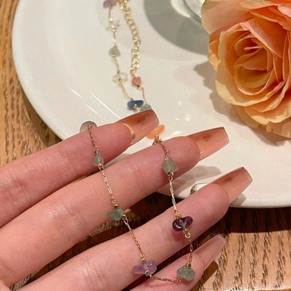 Colorful Irregular Stone Necklace - Tinyminymo