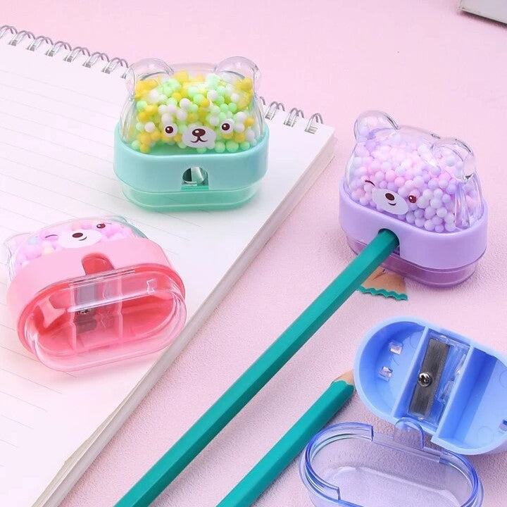 Confetti Bear Pencil Sharpener - Tinyminymo