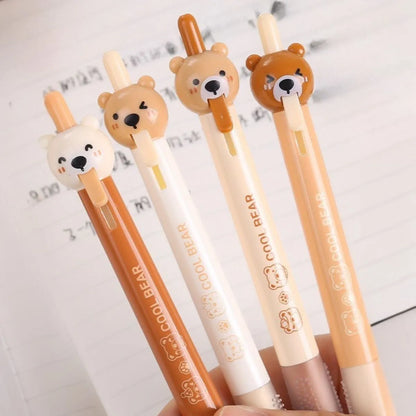 Four Bear-Shaped Pens - Tinyminymo