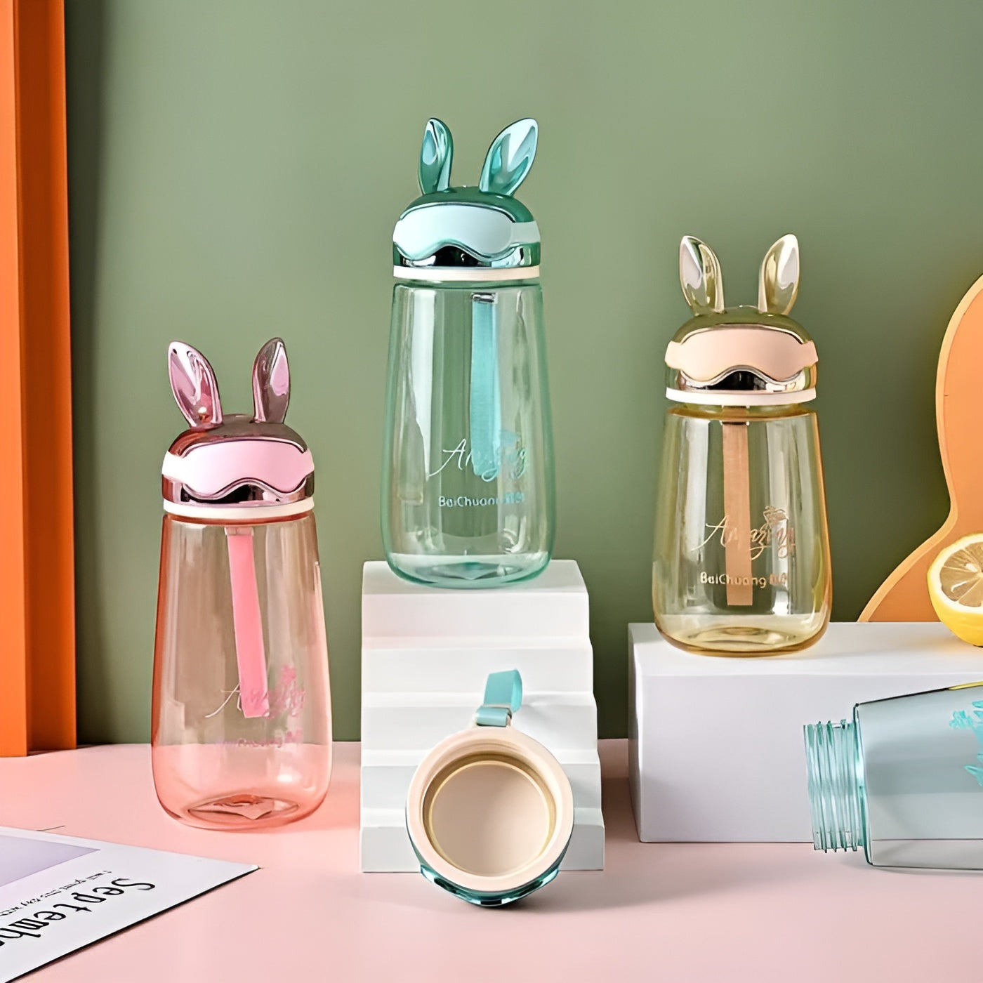 Cool Bunny Water Bottle - Tinyminymo