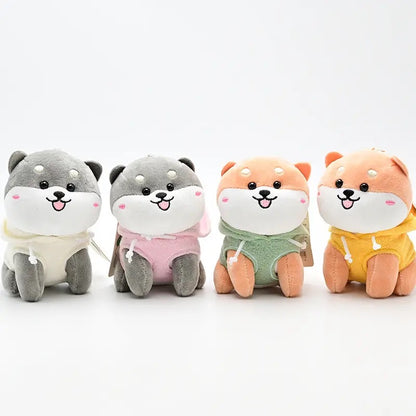 Cool Dog in a Hoodie Plush Keychain - Tinyminymo