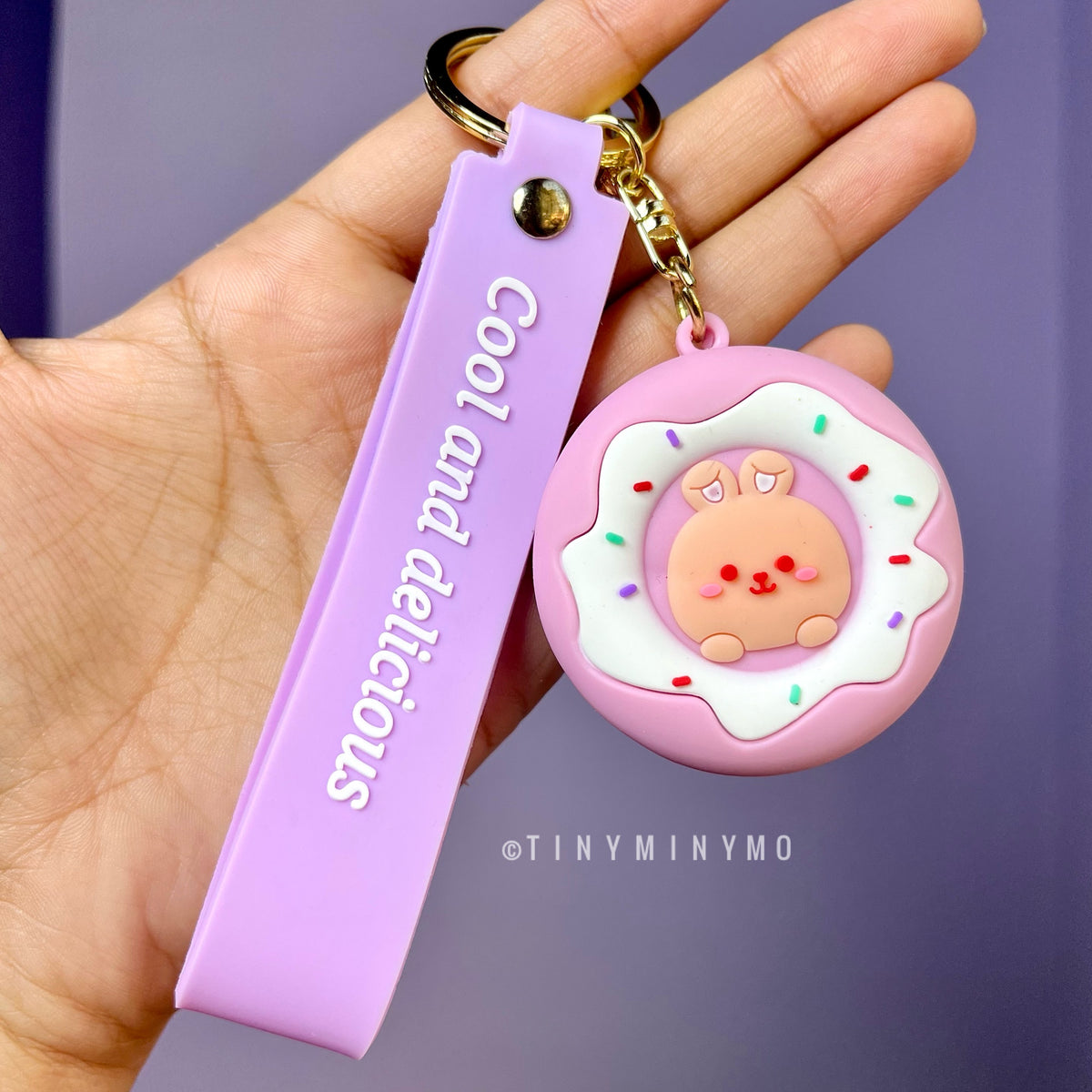 Cool and Delicious Animal Donut 3D Keychain - Tinyminymo