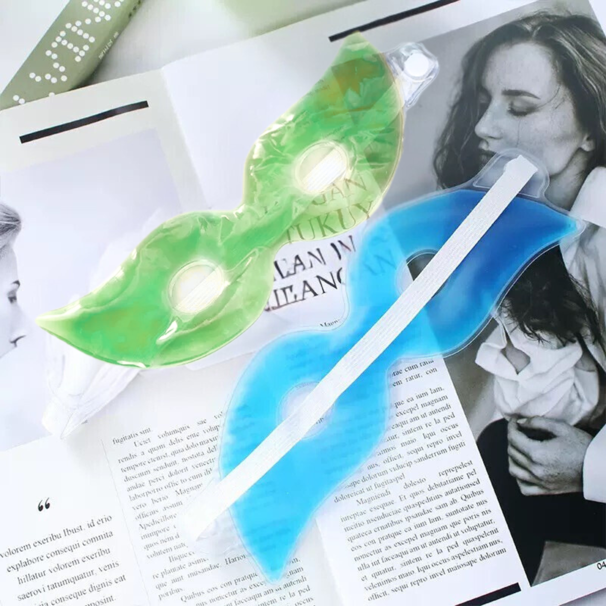 Green and Blue Eye Mask - Tinyminymo
