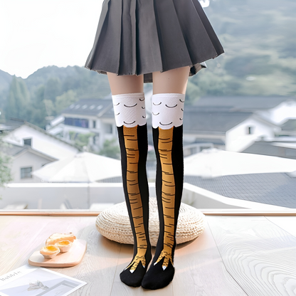 Crazy Chicken Socks - Tinyminymo