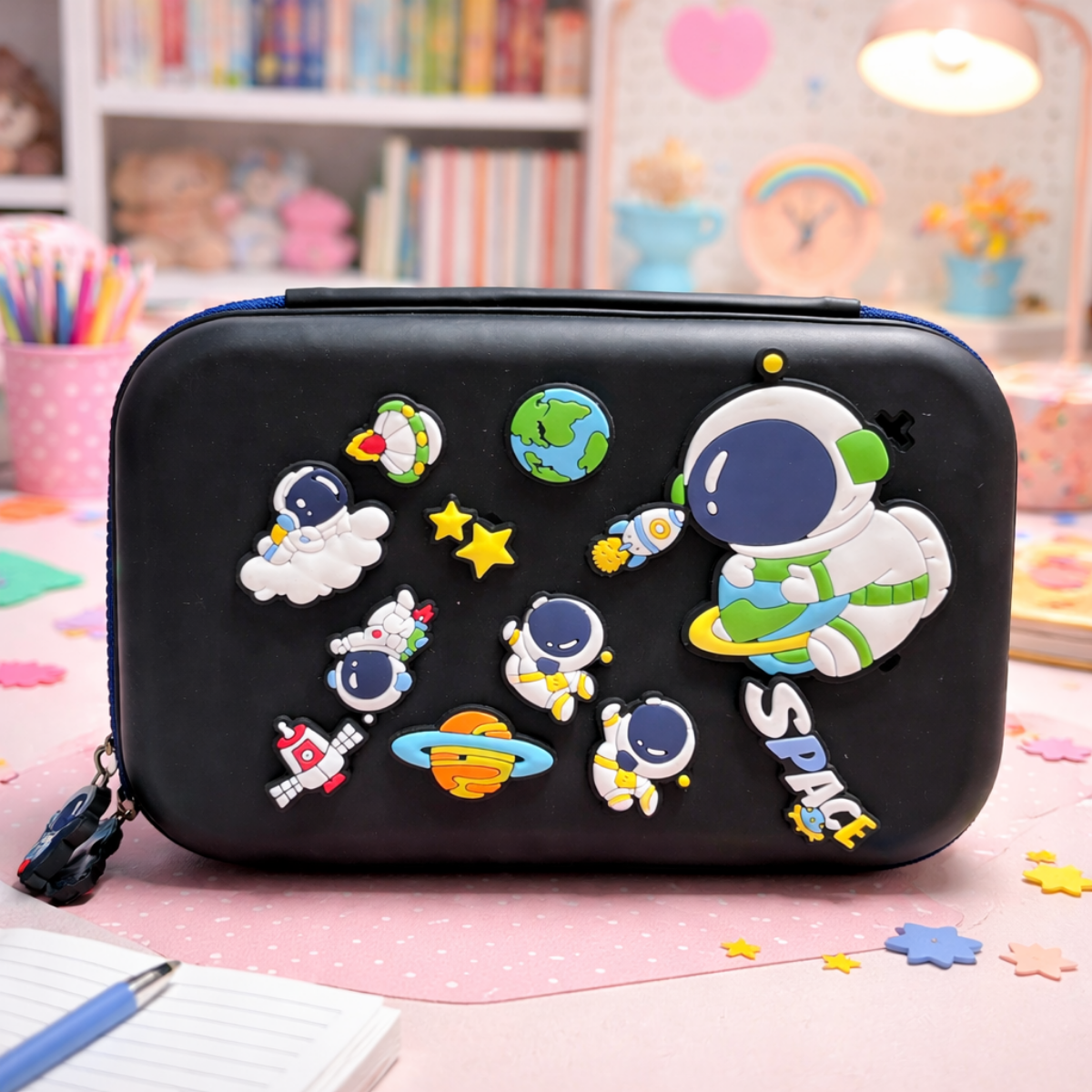 Black Astronaut Crocs Smiggle Pouch - Tinyminymo