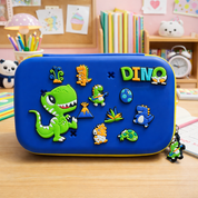 Dinosaur Crocs Smiggle Pouch in Navy Blue Color - Tinyminymo