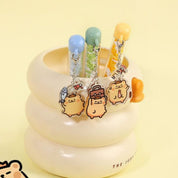 3 Color Of Bear Charm Gel Pen - Tinyminymo