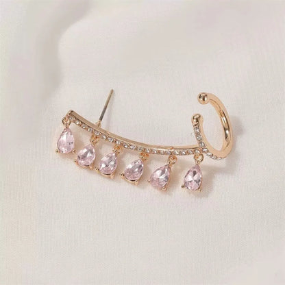 Pink Stone Ear Cuff - Tinyminymo