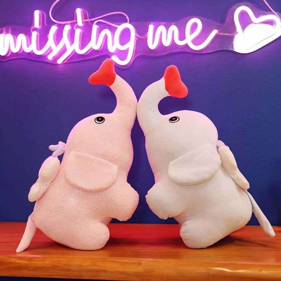 Cupid Elephant Mini Soft Toy - Tinyminymo