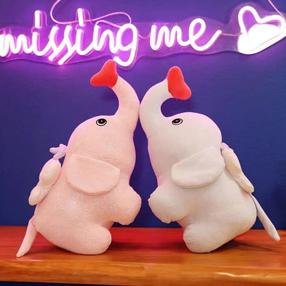 Cupid Elephant Mini Soft Toy - Tinyminymo