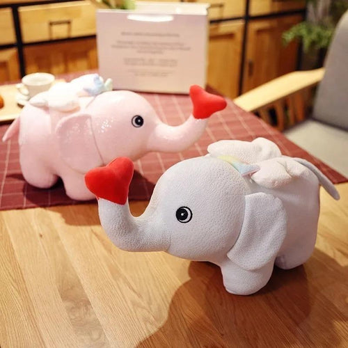 Cupid Elephant Mini Soft Toy - Tinyminymo