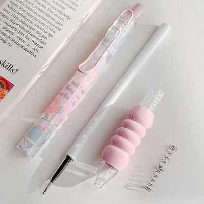 Cushion Grip Floral Gel Pen - Tinyminymo